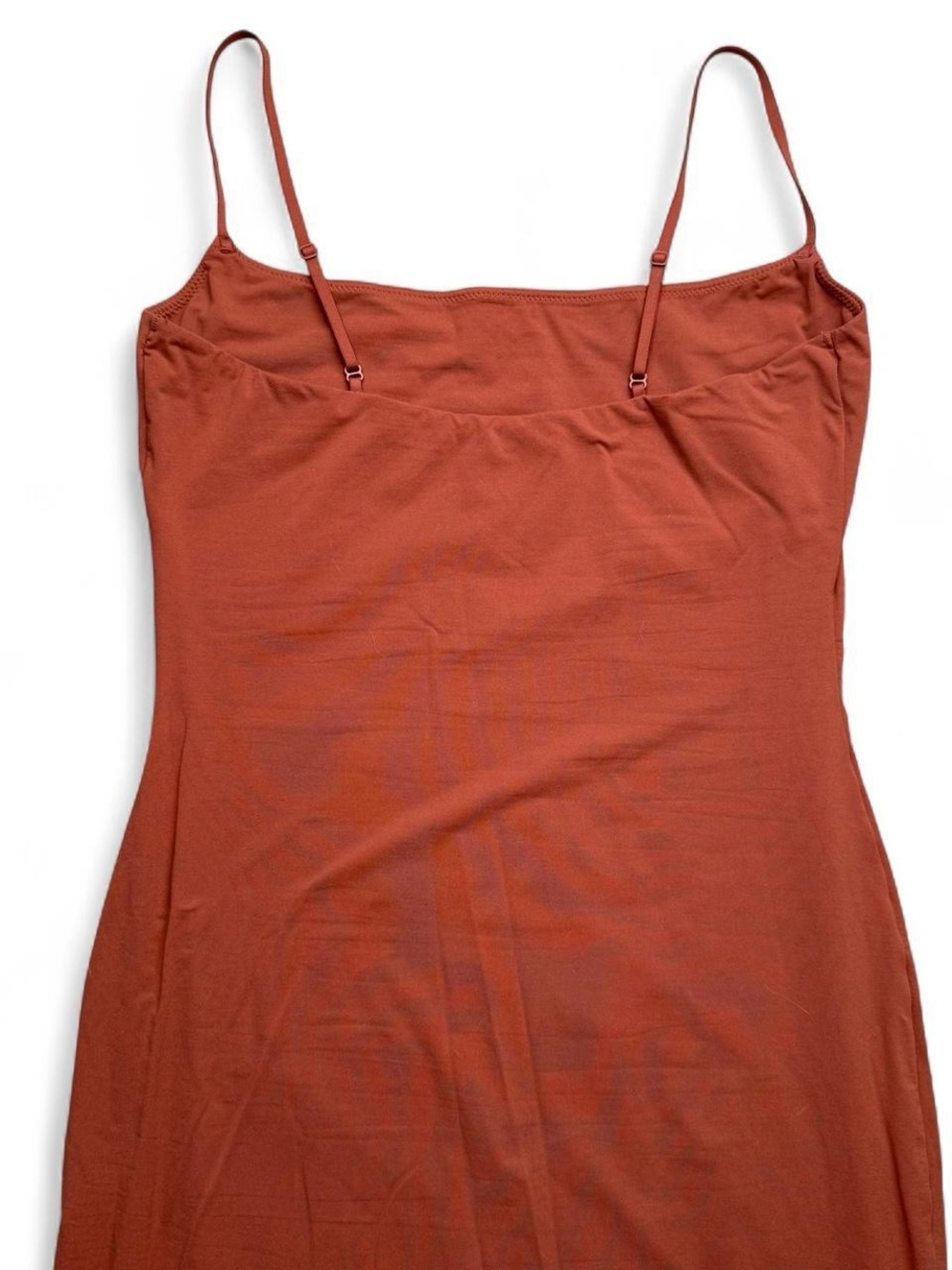 Skims Rust Bodycon Maxi Dress M - Picture 6 of 6